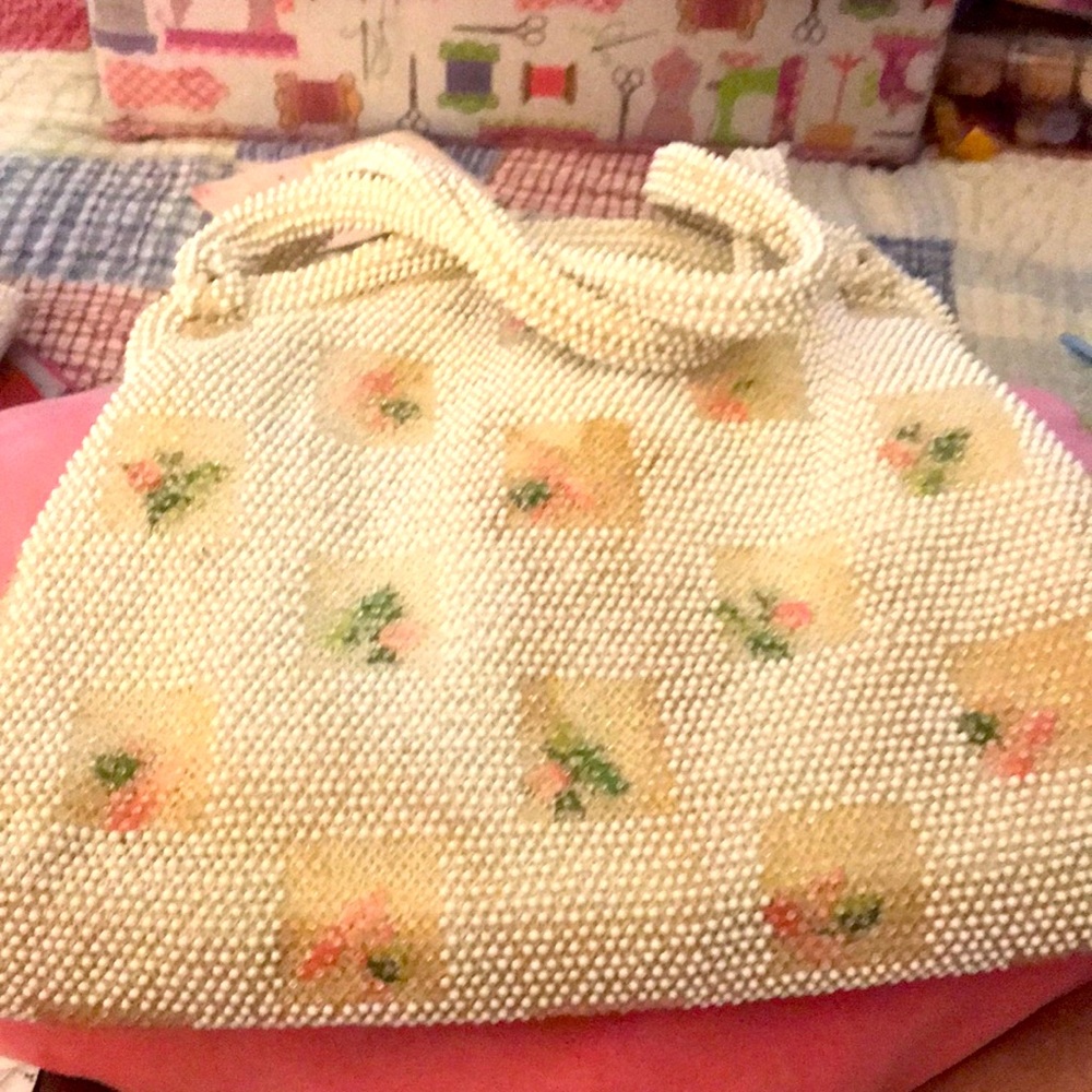 Vintage beaded pretty bag